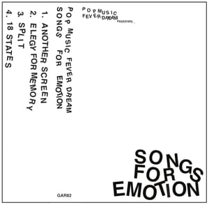 Pop Music Fever Dream - "Songs For Emotion"